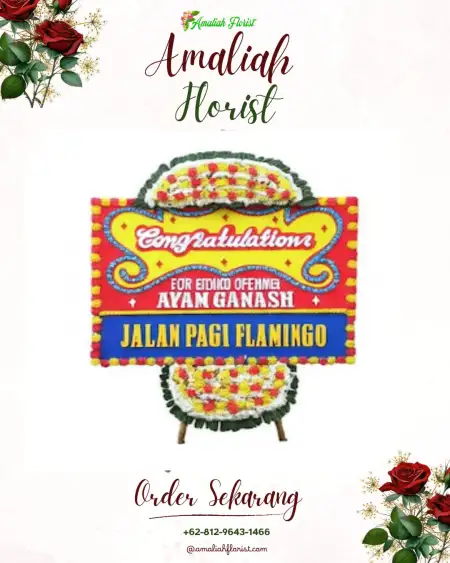 Sewa Papan Bunga Mlideg